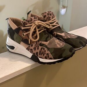 Steve Madden Camouflage and Leopard Women's Sneakers